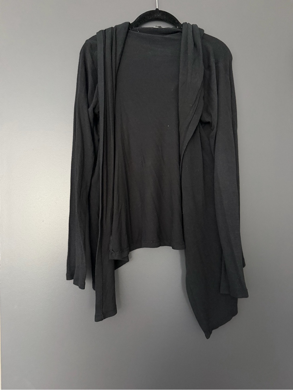 Silence + Noise Black Lightweight Cardigan
